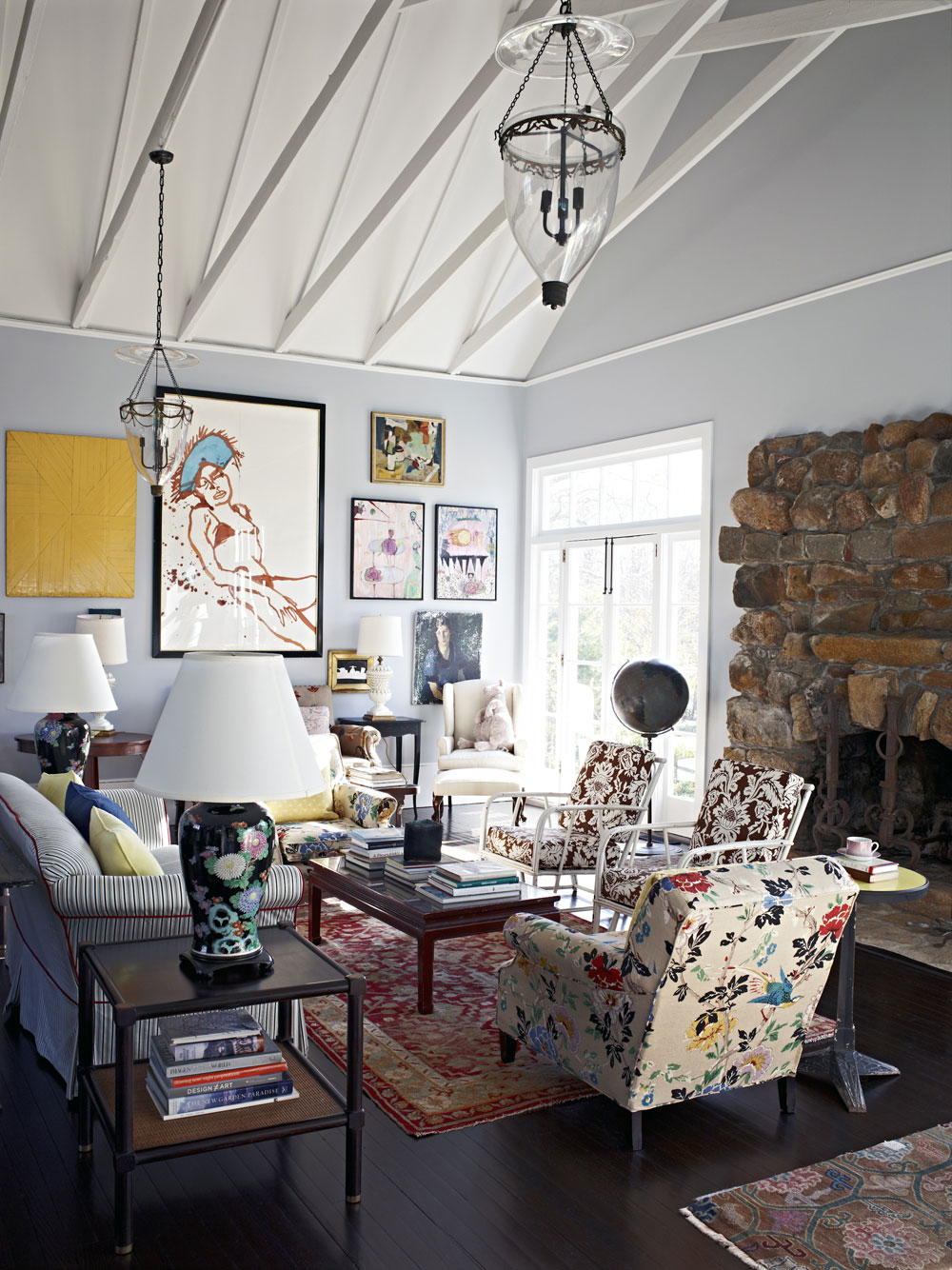 Steven Sclaroff | Architecture and interior design by Steven Sclaroff: the  Southampton Village house of Kate and Andy Spade.